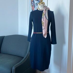 Vince long sleeve midi dress